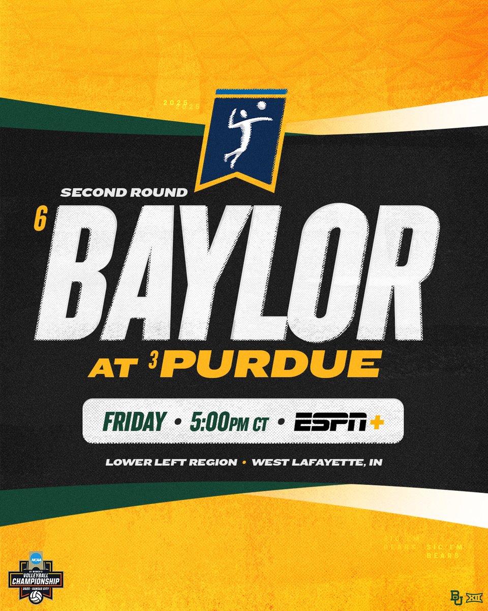 Baylor Volleyball tweet media