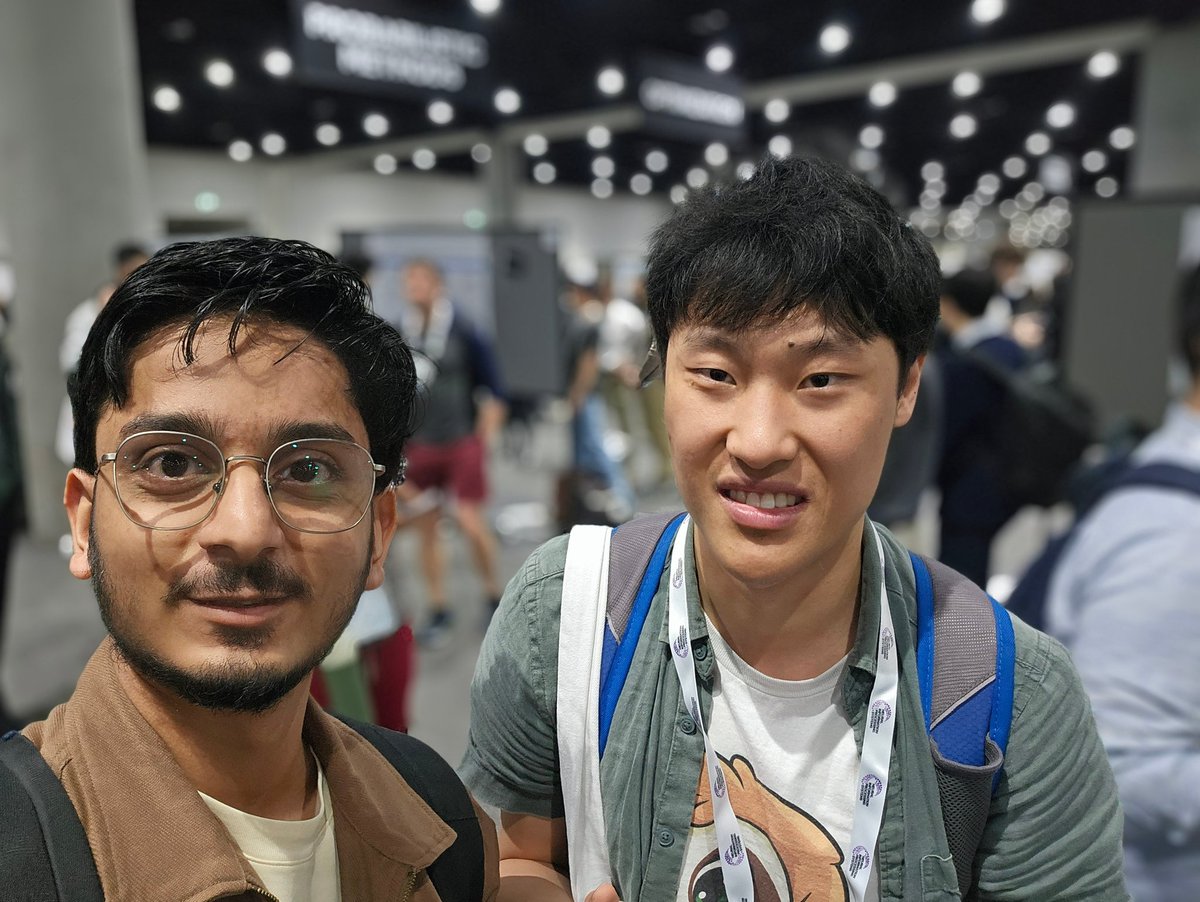 Fanboy moment with <a href="/danielhanchen/">Daniel Han</a> at <a href="/NeurIPSConf/">NeurIPS Conference</a>