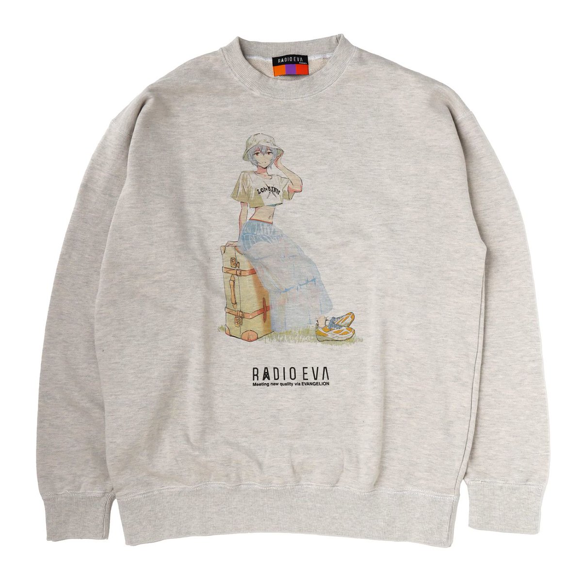 【JUST DROPPED】
VINTAGE ILLUSTRATION Mottled Sweat

浅野直之さんによるオリジナルの描き下ろしイラストをビンテージ風スウェットでアレンジした今作。
着古した様な風合いの生地に馴染むイラストは必見です！

radio-eva.jp/view/search?se…

#RADIOEVA #EVANGELION