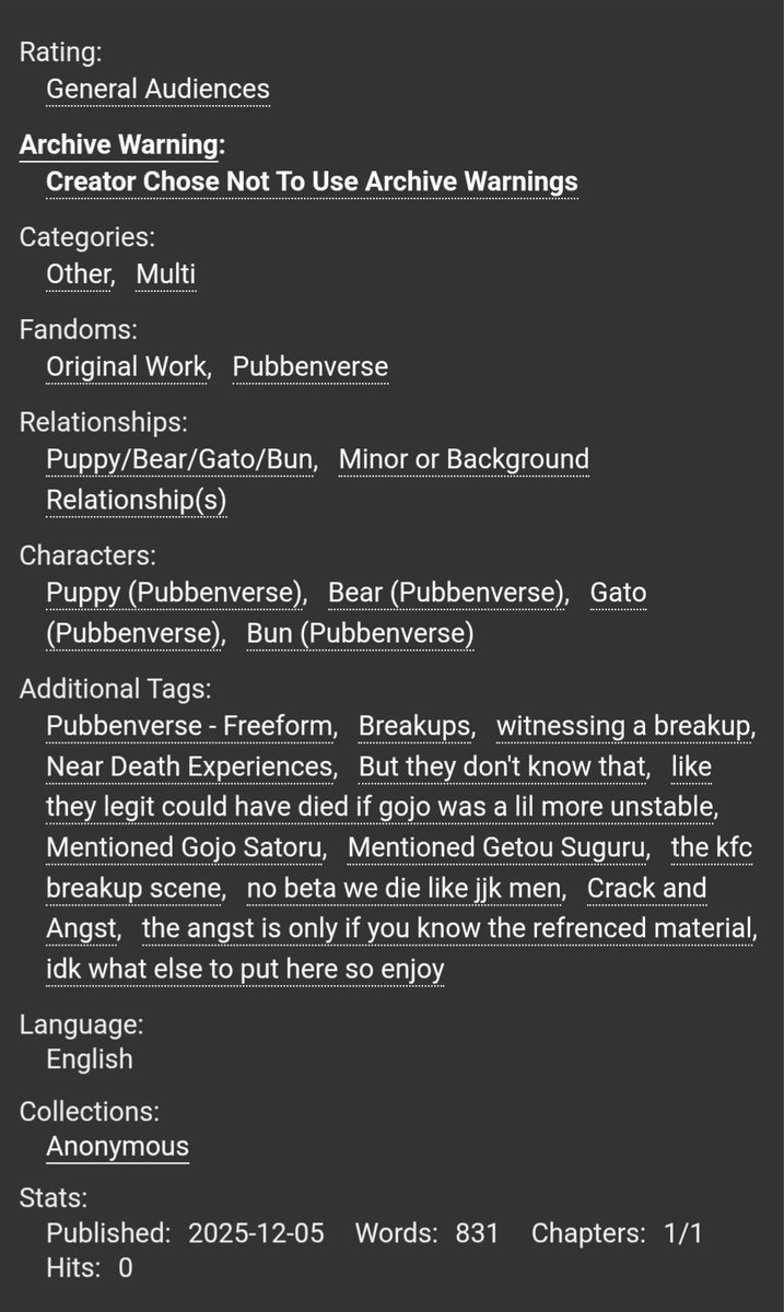 S0ap_is_tired's tweet photo. Introducing my fic that is definitely very serious and that I totally spent more than 2 hours on! Follow Puppy and his partners as they have a completely normal day during their vacation in Tokyo!
#pubbenverse 

https://t.co/64G245G7A5 https://t.co/oBu5dMJ2bn