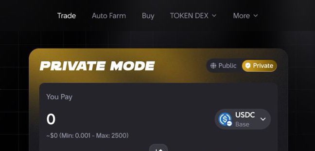 LibertySwapFi's tweet image. This private mode will be great. It delivers real Railgun level privacy without harming the anonymity of current Railgun users. 

It is much faster than Railgun, much cheaper, and it lets people with as little as $10 enjoy true Railgun style privacy.