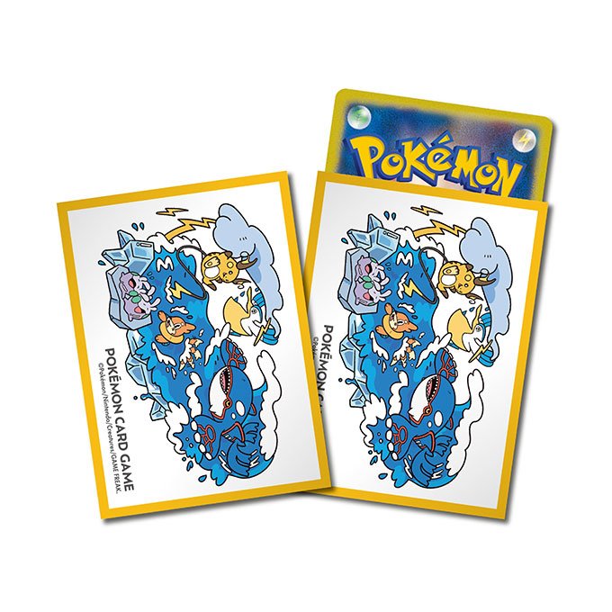 ポケカ新商品】 ✓デッキシールド OTENKI TEAM あめふらし【イエロー