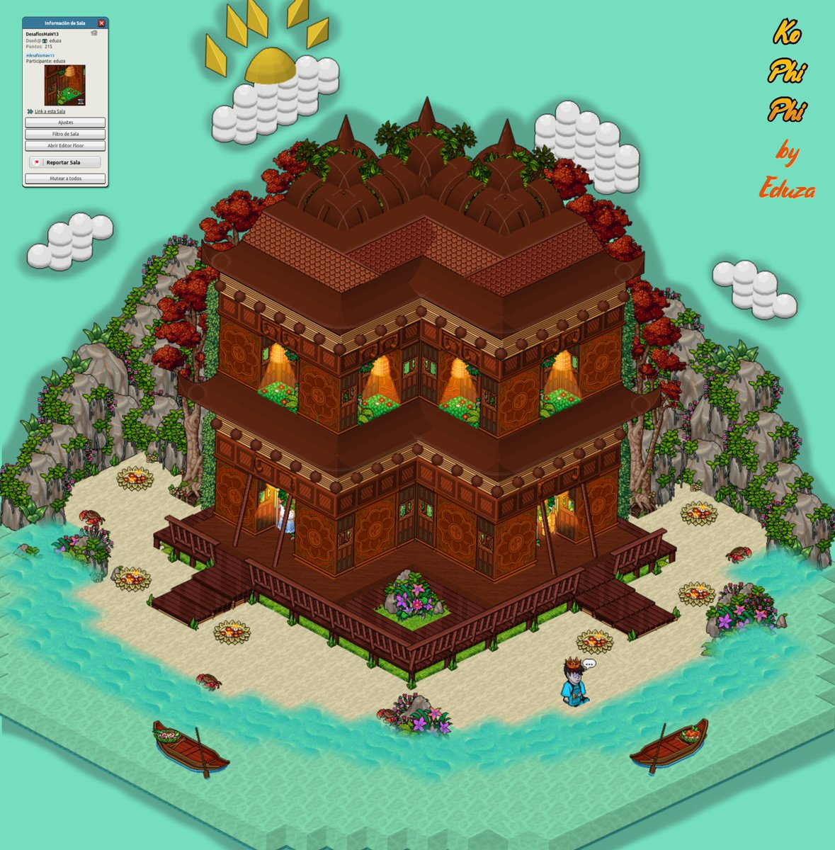 🌀🔆Ko Phi Phi 🔆🌀
 - Inspirada en el archipiélago de Tailandia  -

🟤Participante: eduza
🟤Sala: habbo.es/room/125186815

<a href="/ESHabbo/">Habbo ES/MX</a> | <a href="/ESkinered/">𝓚𝓲𝓷 ⋅˚₊‧ 🌸 ‧₊˚ ⋅</a> | <a href="/HB_Xavi/">:𝙓𝙖𝙫𝙞 ❄️</a>  |<a href="/LinuxEnMac/">Bendecido14 ⚒️</a> 
#DesafíosMaW13 #DesafiosMaW13 #Habbo #Maw13