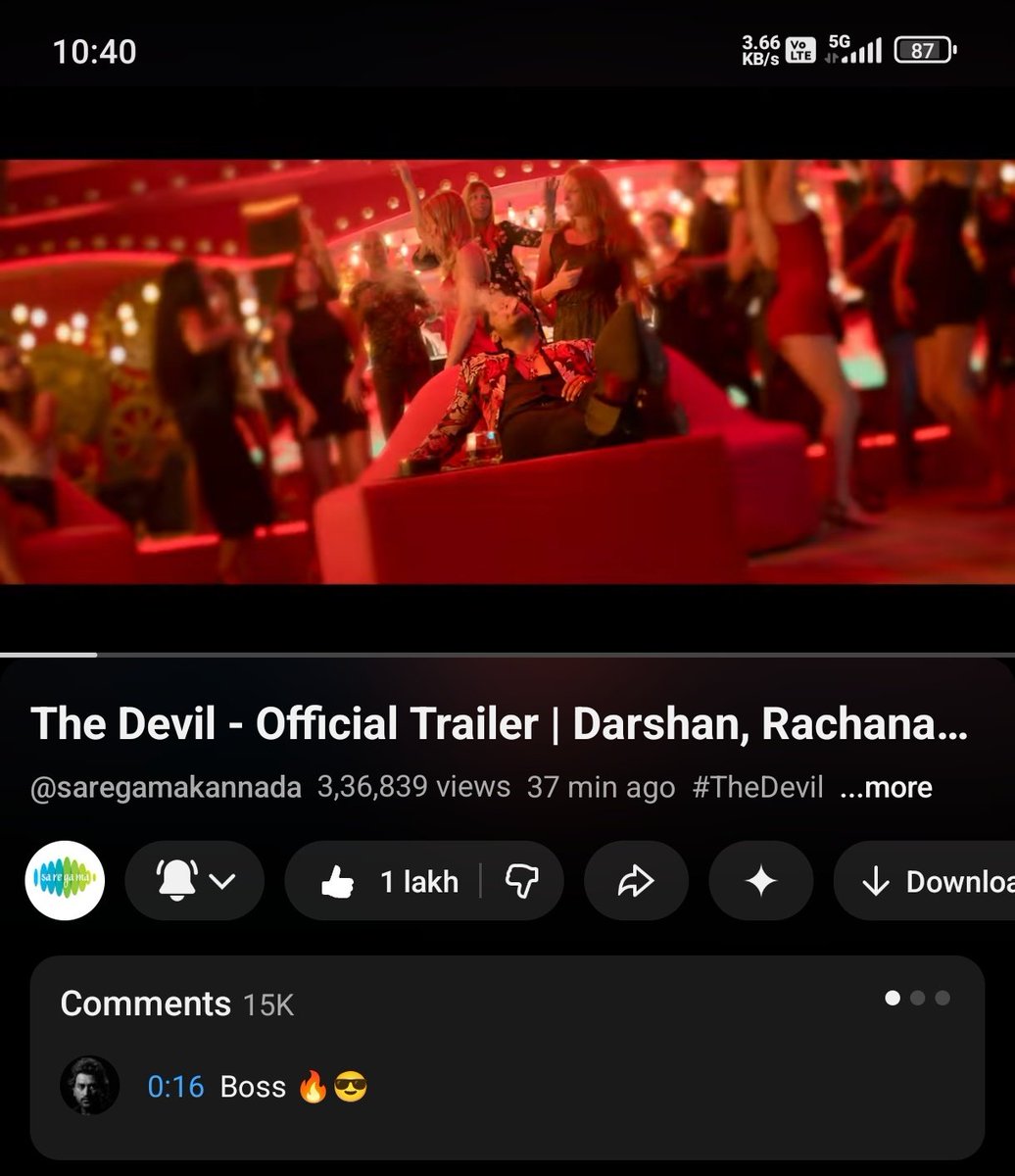 dbossroyalfans's tweet photo. 100k Likes - 37min 🔥🔥🔥

#TheDevil #TheDevilTrailer
#DBoss https://t.co/8JbzwqtwQd