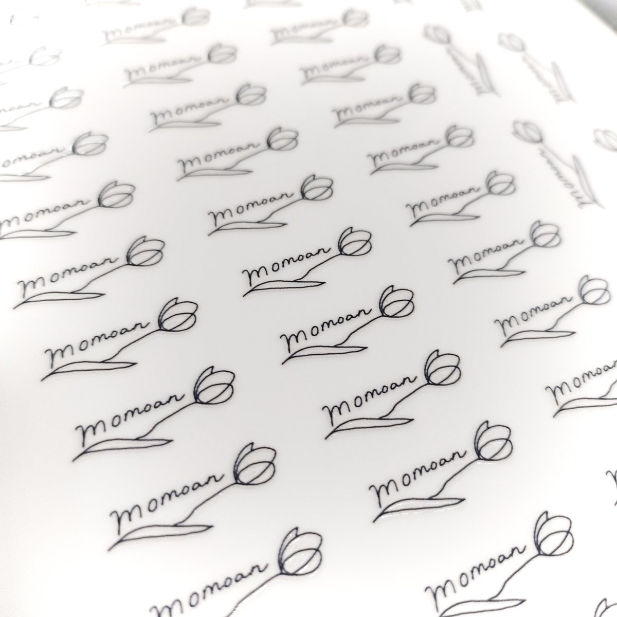 NEWショップロゴのシール届いた♡