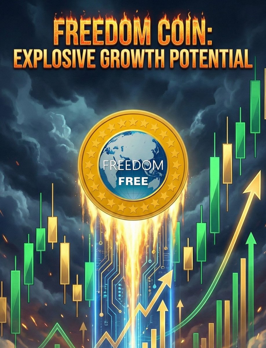 Charts don't lie! #Freedom_Coin's path is clear: Explosive growth. 
Ready to be part of the next crypto revolution? Don't miss out, this is just the beginning. 
#1000x #solana gem