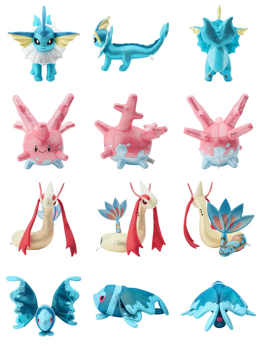 キラリン☆グリッターぬいぐるみ」が、ポケモンセンターに登場