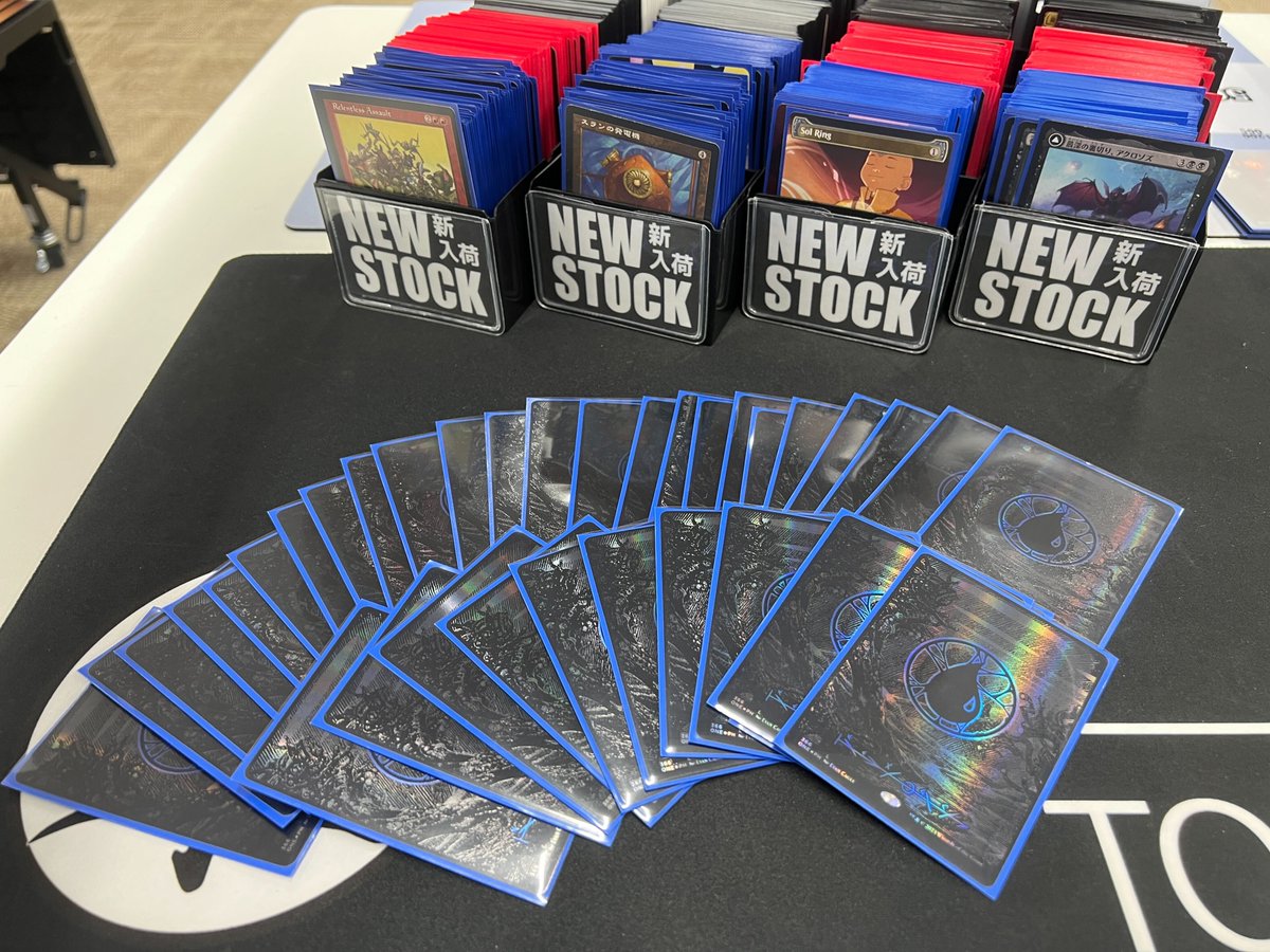 💎ストレージコーナー更新💎 ストレージへカードを補充しました