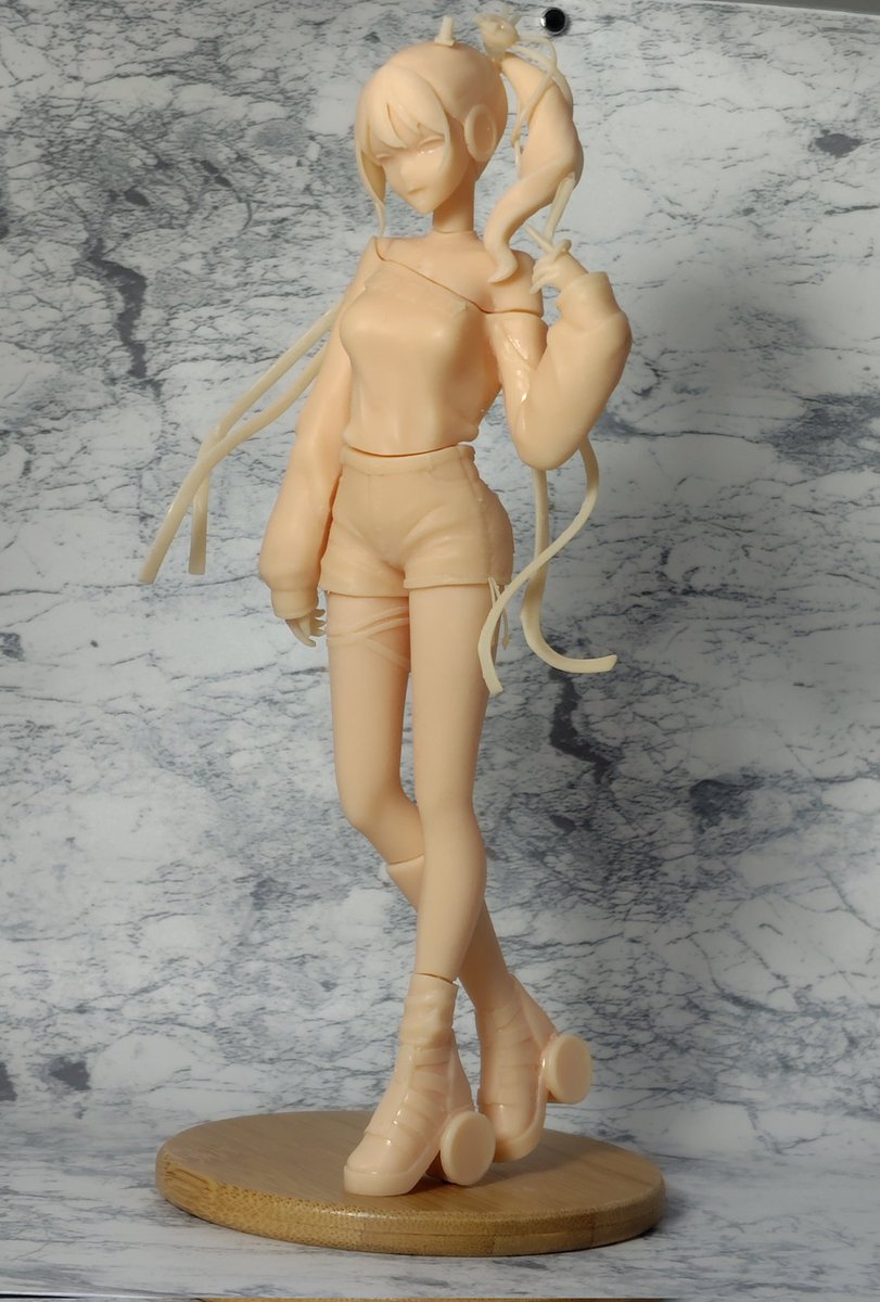 せとらをblenderでモデリングして3Dプリントしました
#でんこ立体化 #駅メモファンアート