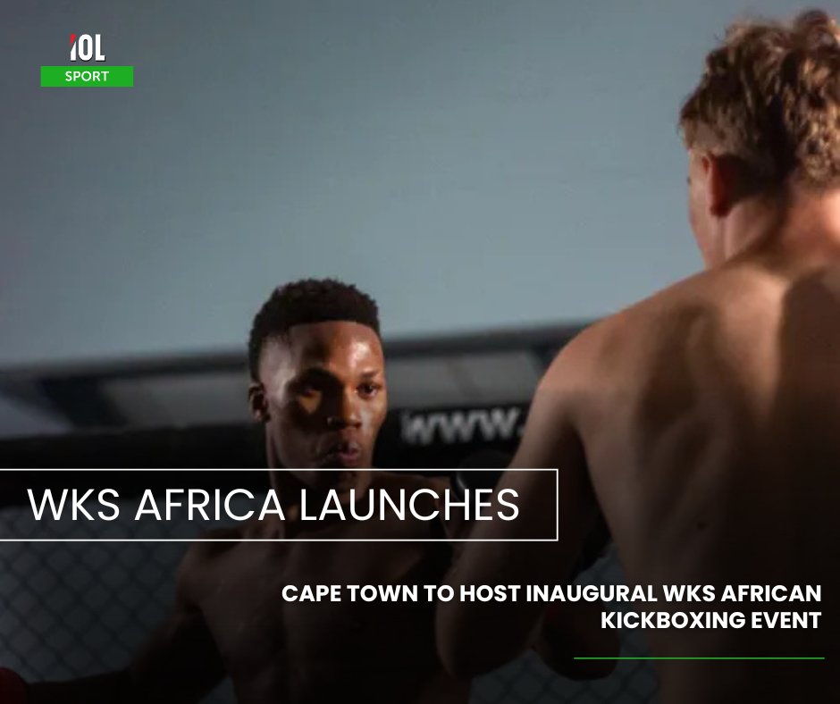 IOL's tweet photo. Cape Town hosts the first‑ever WKS African Kickboxing showdown.
#WKSAfrica #CapeTown #WKSKickboxing #CombatSports #INAUGURALEVENT @IOLsport
Read on https://t.co/GZdNfD2Jan https://t.co/TmbzqpjYY2