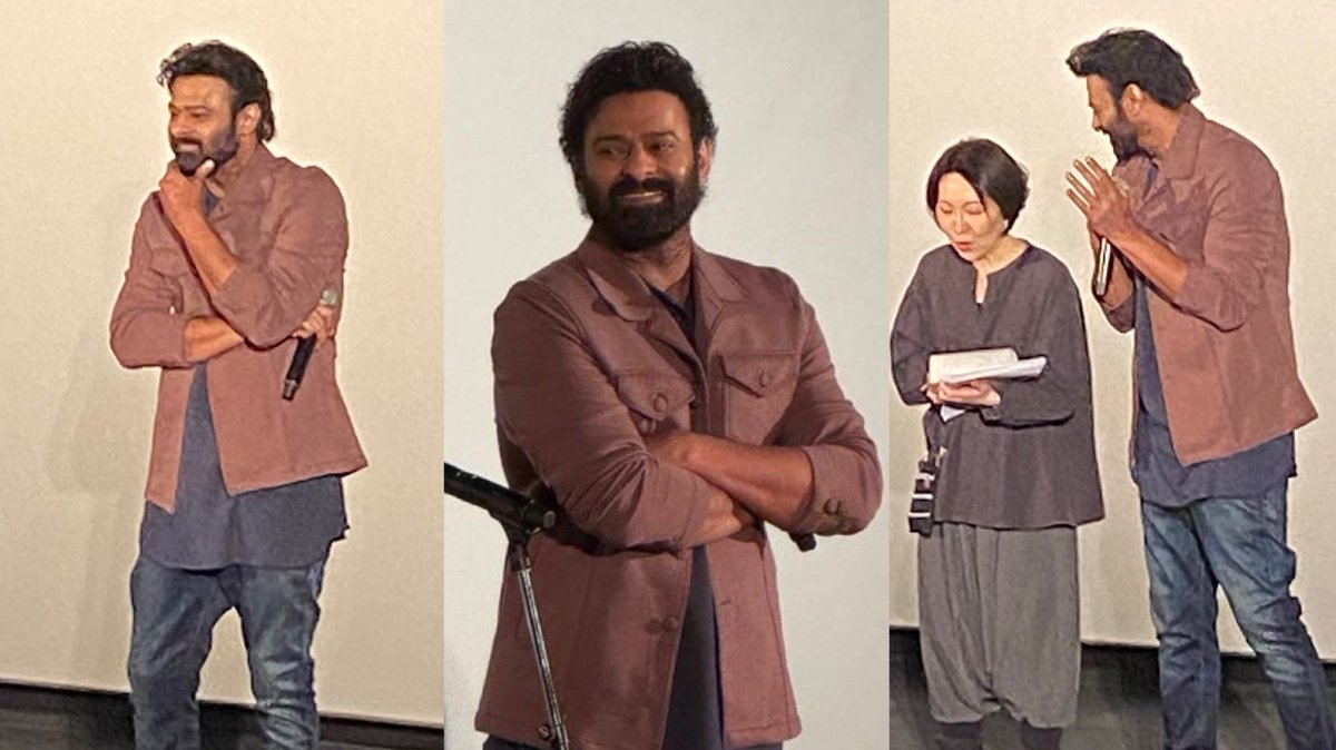 Prabhas in #Japan 
#RebelStar #RajaSaab