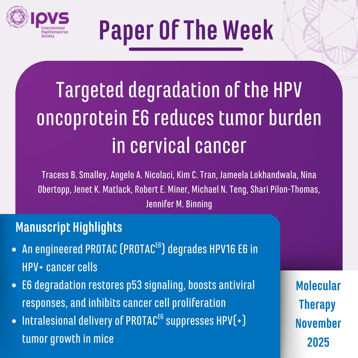 IPVS - International Papillomavirus Society tweet media