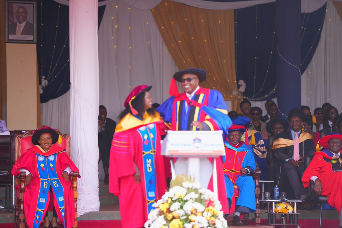 Muthonikate1's tweet photo. Across the celebration grounds, joy and fulfilment fill the air as Mount Kenya University and Equip Africa Institute recognise graduates whose journeys reflect discipline and a strong academic spirit.
#MKU28thGraduation
#Equip5thGraduation https://t.co/qWLWgBWARr