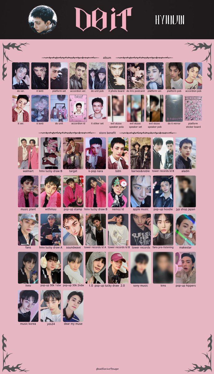 스트레이키즈 Stray Kids DO IT photocard wishlist . template updated

Good quality: drive.google.com/drive/folders/…
DO IT 방찬 Bang Chan 리노 Lee Know 창빈 Changbin 현진 Hyunjin