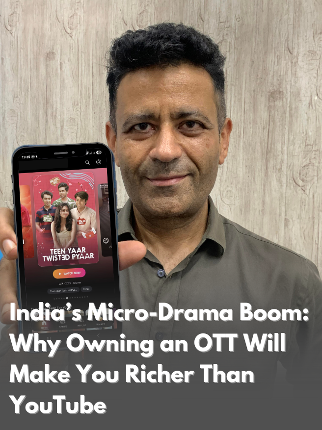 Micro-dramas are exploding in India 
Shorter. Faster. More addictive.

Creators who own their platform — not just their views — will win the next OTT wave.

Full breakdown here 👇
🔗 linkedin.com/posts/boomagif…

#ShortVideo #VernacularOTT #OTTPlatforms #MicroDramaOTT