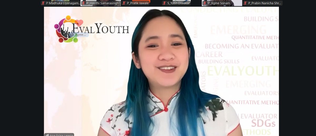 EvalyouthAsia's tweet photo. A warm congratulatory message from Erika during the EYA Anniversary session — an encouraging reminder of our journey and the community we’re building. 💙🌏 https://t.co/6rjjq5sNYp