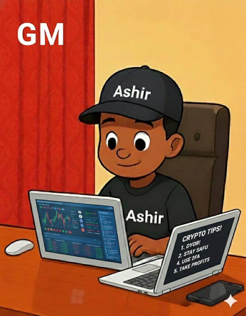 Muhammad_Ashirr's tweet photo. GM GM Traders!
π Keeping an eye ποΈ ποΈ on the charts and living by the rules. What's your top trading tip for today?
#HalalTrader
#TechnicalAnalyst https://t.co/yKnDSvTIvR