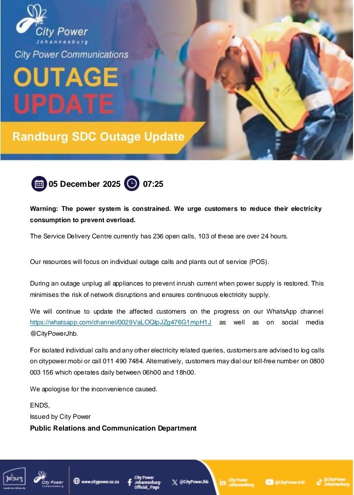 @CityPowerJhb tweet media