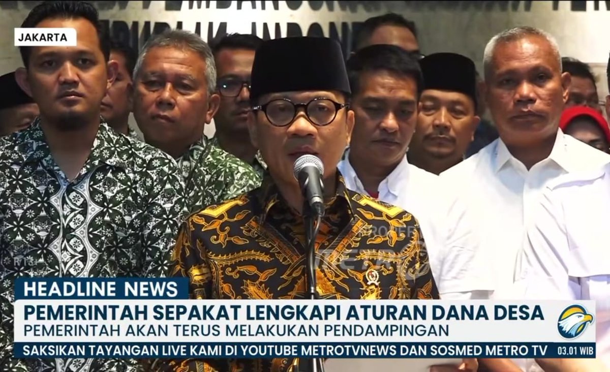 Ditengah keresahan pemerintah desa tentang PMK 81, kemendes berkoordinasi dengan Menteri dalam negeri dan Menkeu untuk pengaturan  dana desa
#KemendesPDTPeduliDesa
#MenteriDesaPeduliDD
#YandriSusantoBerjuangUntukDesa
<a href="/prabowo/">Prabowo Subianto</a>
<a href="/ArizaPatria/">Ariza Patria</a>