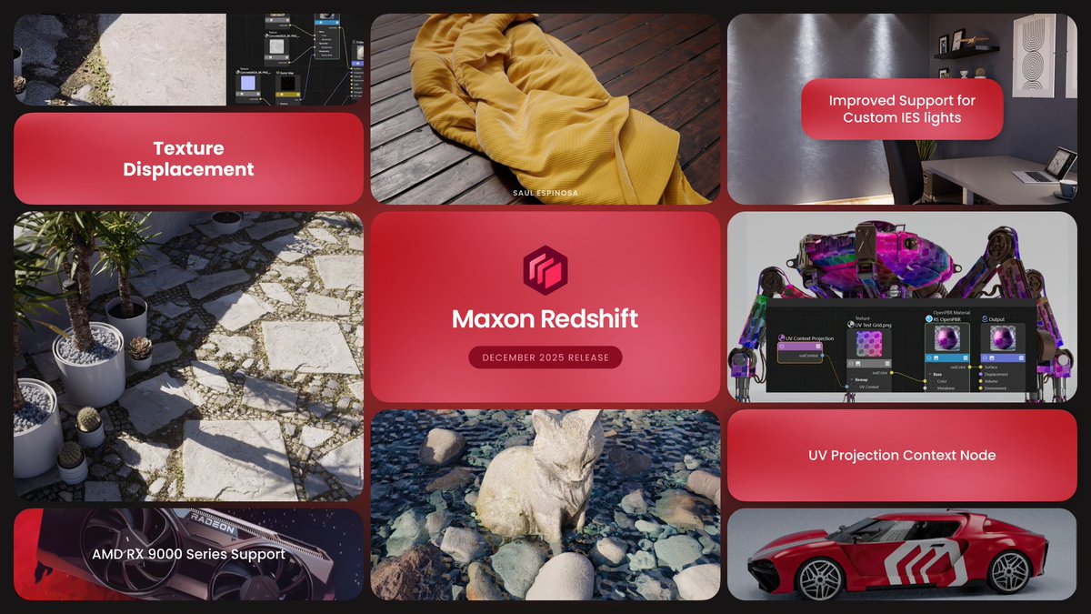 Maxon Redshift tweet media