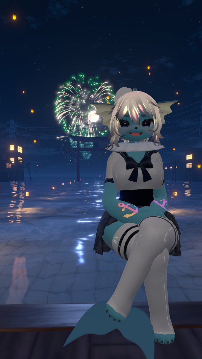 KirihimaCaspers's tweet image. Apparently its vaporeon day today? 😂
#VaporeonDay 
#VRChat