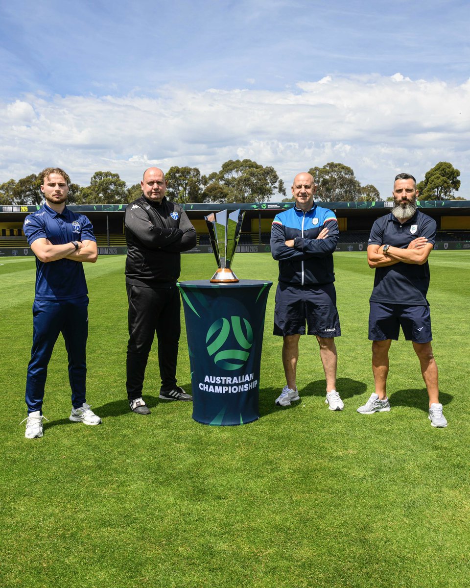 The scene is set for the inaugural #AusChampionship Grand Final 🏆 

🆚 Hellas v Marconi
⏰ 3pm AEDT
🏟️ Olympic Village, Melbourne 
📺 SBS’ main channel &amp; SBS On Demand
🎟️ bit.ly/Aus-Champs-Tic…