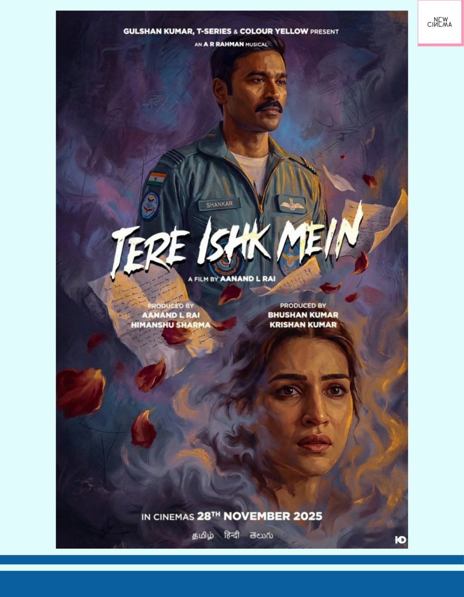 Today we'll proceed with #TereIshkMein Tamil version and the bookings to commence shortly with new show timings. 

Newcinema.co.in 
#HappyWatching