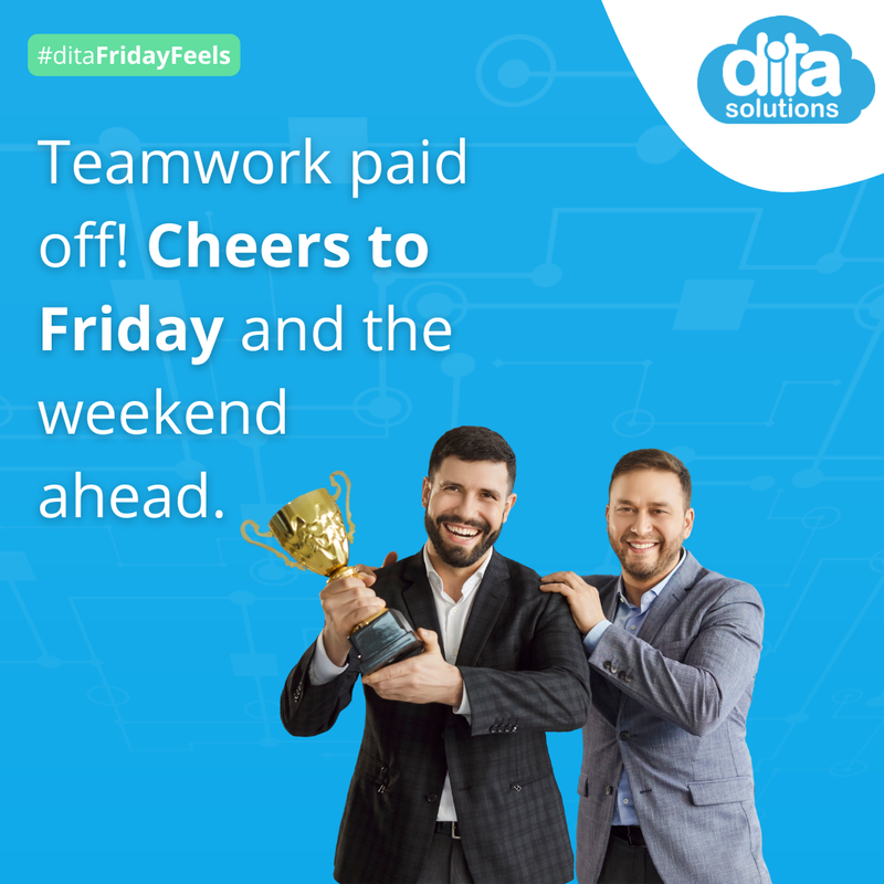 ditaSolutions's tweet image. Cheers to Friday and the weekend ahead!

Take a moment to unwind, recharge, and get ready for another week of achievements. 

Enjoy the well-deserved break!

#ditaFridayFeels #StrongFinish #BusinessMomentum #SmartTools #ditaSolutions