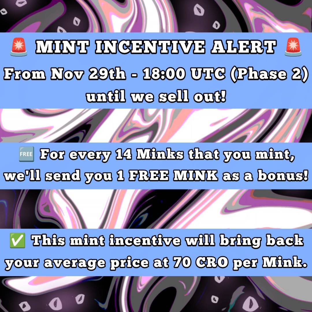 GM #crofam 

$Cartel Insider Pass 

CartelFam, this was never about hype or numbers. It’s about fairness, loyalty, and a long-term vision that truly rewards the community.  

🏆 Phase 2 keeps it simple and powerful: for every 14 Minks minted, 1 FREE Mint is unlocked after