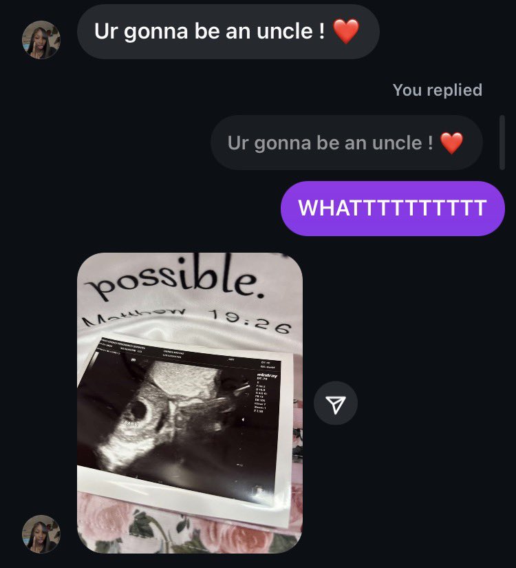 NotFonziDBD's tweet image. Im officially an uncle yall. 🖤

*Unc status acquired* 🏆