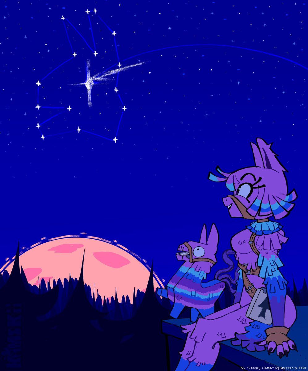 <a href="/qwoven/">Ｑ 💖🗯🛸🏳️‍🌈 #1 The Looper Fan</a> Drew something up for that adorable character of yours. 
<a href="/Fortnite/">Fortnite</a> NEEDS to add in Laughy Ilama!