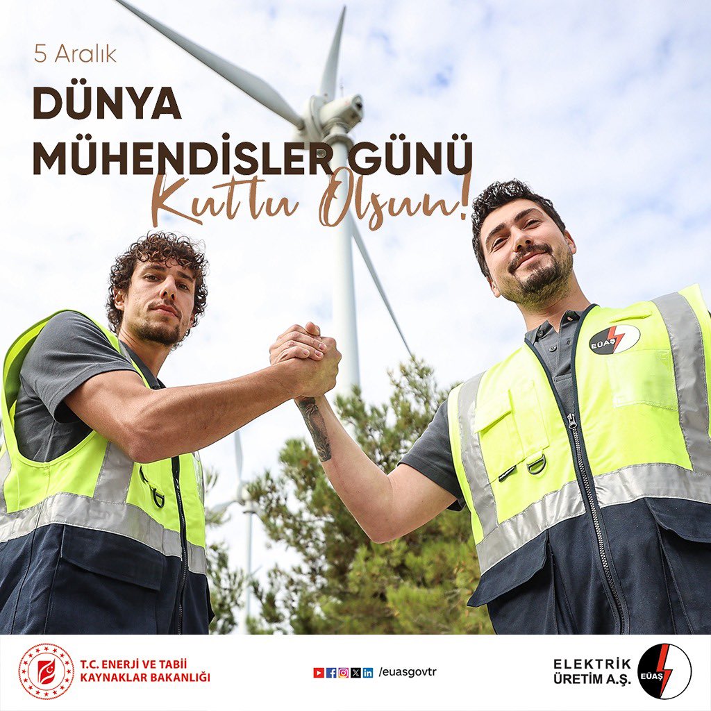 👷🏻‍♂️⚙️Geleceği inşa eden, hayatı kolaylaştıran tüm mühendislerimizin Mühendisler Günü kutlu olsun.

#EÜAŞ
#DünyaMühendislerGünü
#iyikivarsınız