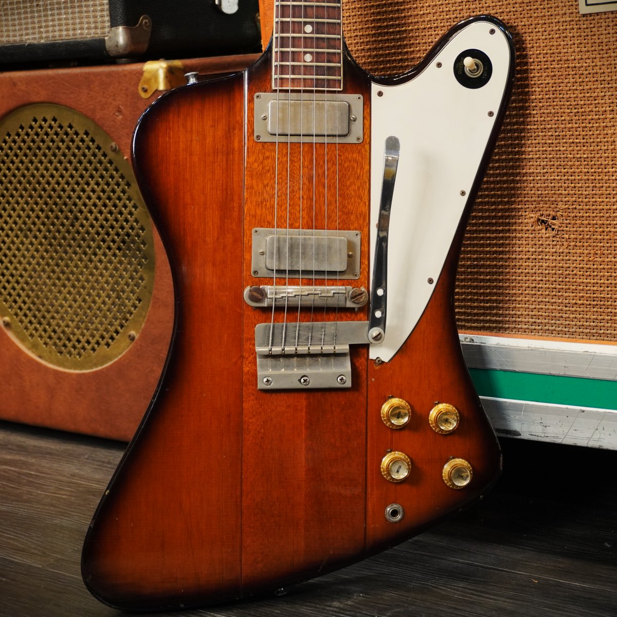 飛鳥　III　非売品　カジノアンティ　　記念 Vintage】 1963年製 Gibson FireBird III Sunburst 