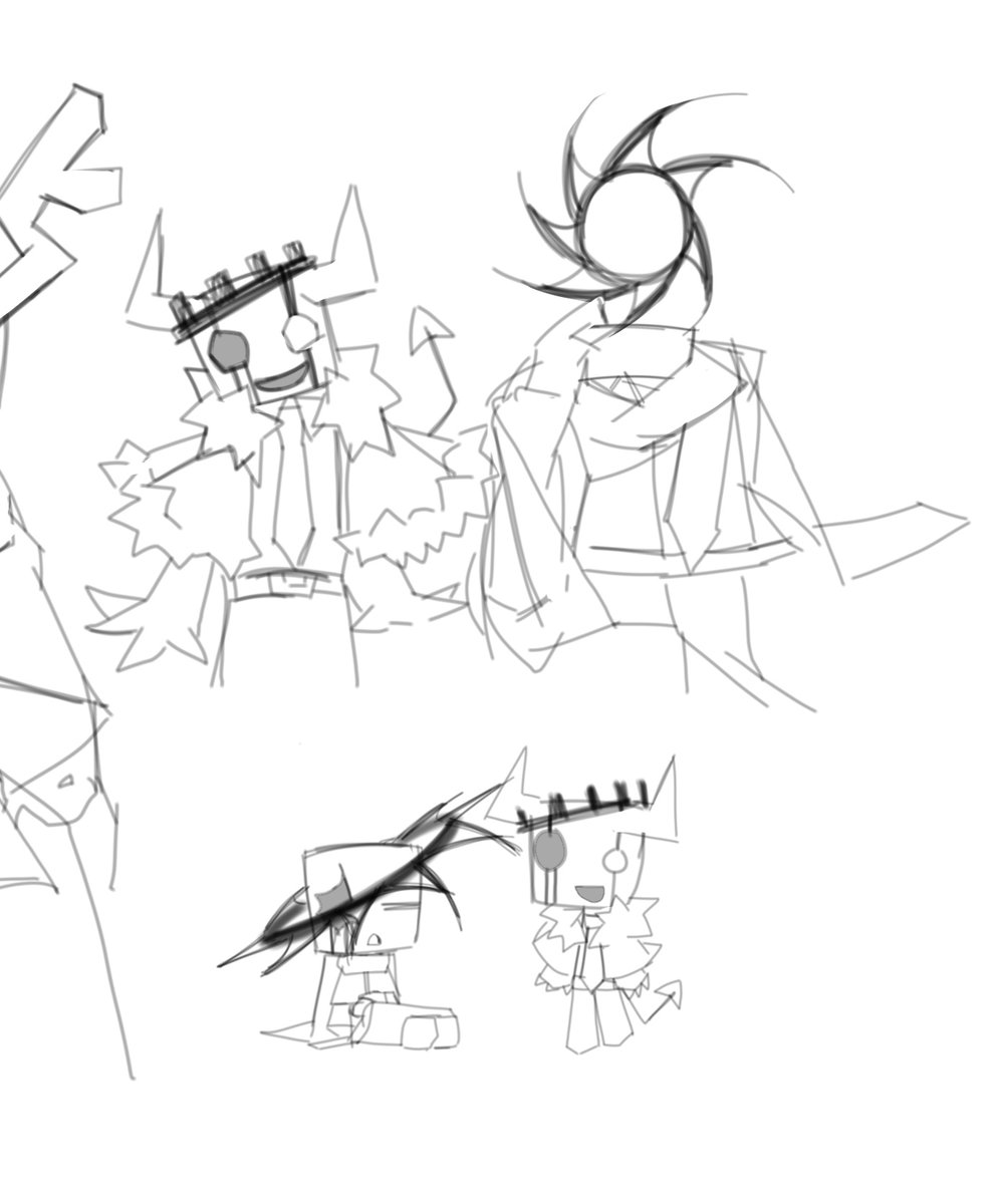 그냥옛날낙서들임 이걸 올려야할까 고민도했어