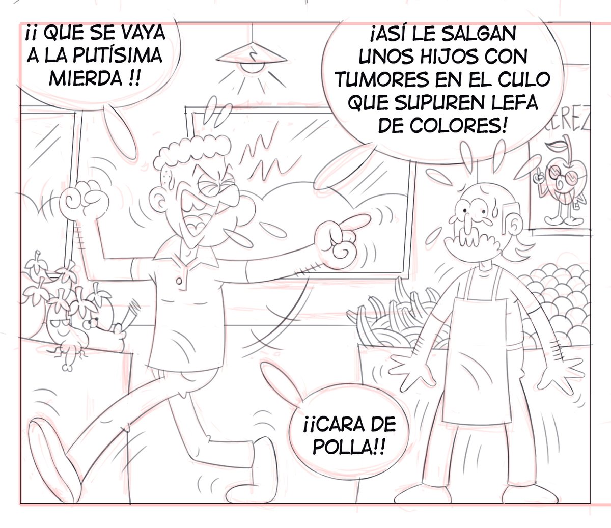 carlus_mv's tweet photo. ¡¡¡ Aquí andamos puliendo lápices y a punto de entintar la próxima historieta para el @zasca_comic !!!

¡Un remake de una vieja historieta con las aventuras de un señor parecido a Popeye y con mucha mala baba! 🤣

#HumorGráfico #cómic #procesocreativo #comicespañol #zascacomic https://t.co/lnY6GKbMNh