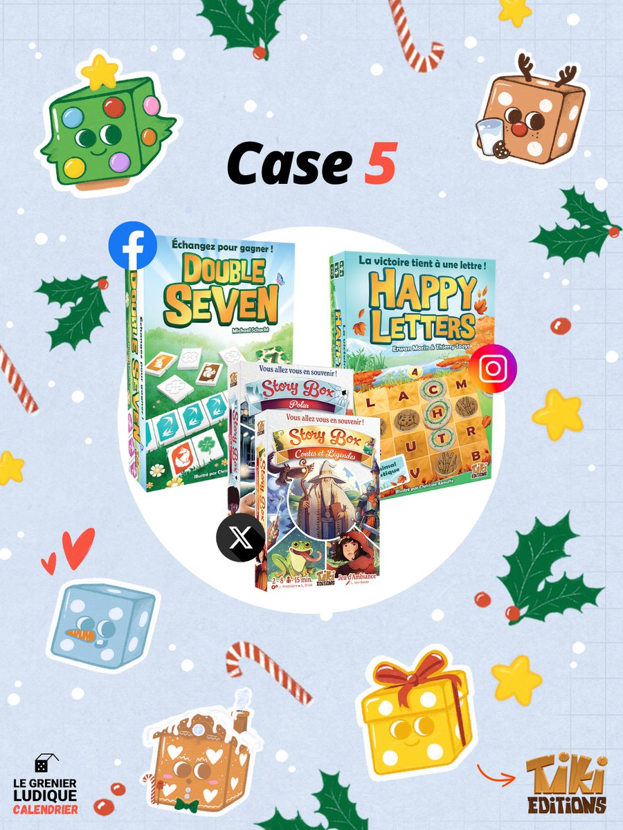 GrenierLudique's tweet image. 🔴 #CalendrierDuGrenier | Case 05

🎁 À gagner : 1 x Pack de 2 #Storybox
➡️ RT + Follow @GrenierLudique et @tikieditions 

Ouvert à 🇫🇷 &amp;amp; 🇧🇪
✅ TAS le 07/12/25 - 20H (#Concours sur FB et IG également cf image)
ℹ️ Plus d'infos en commentaire

#jds #JeuConcours #bgg #jeudesociete