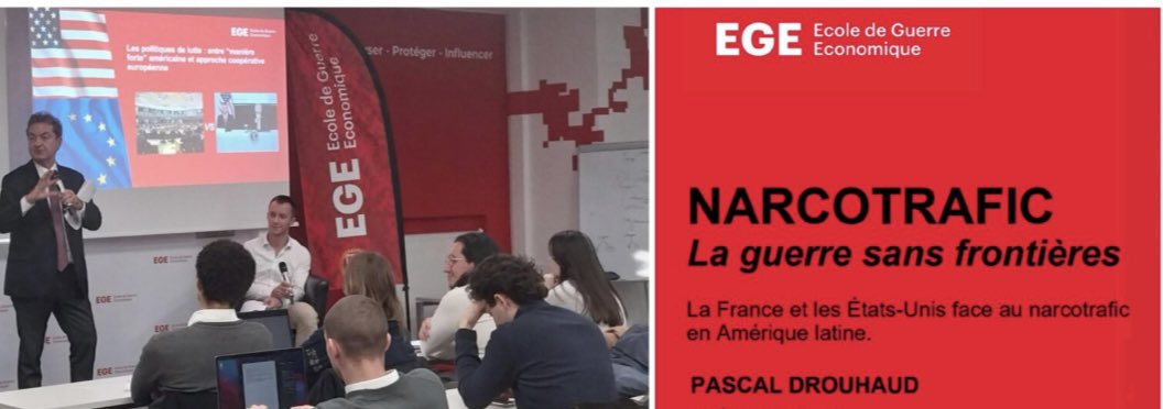 Avec l’ <a href="/aege/">AEGE</a> / École de guerre économique et <a href="/latfran_asso/">LATFRAN</a> 🌎🇫🇷, retour sur le caractère global du trafic de drogues, des pays producteurs, exportateurs, protecteurs aux consommateurs. <a href="/Armees_Gouv/">Ministère des Armées et des Anciens combattants</a> 🇫🇷<a href="/armeedeTerre/">Armée de Terre</a> 🇫🇷 . 👉👉 latfran.org/2025/12/narcot… #coresponsabilite