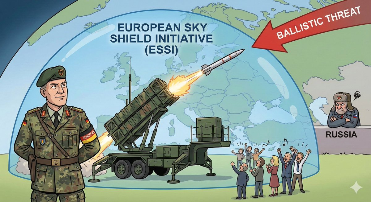 MercuryStrat's tweet photo. Germany Leads the Shield 🚀 

#Germany has become the first nation in #Europe to operationally deploy the latest generation of #Patriot missile capabilities, marking a critical leap in the continent's integrated air and missile defense (#IAMD) architecture 🛡️ https://t.co/uQngkj2lyi
