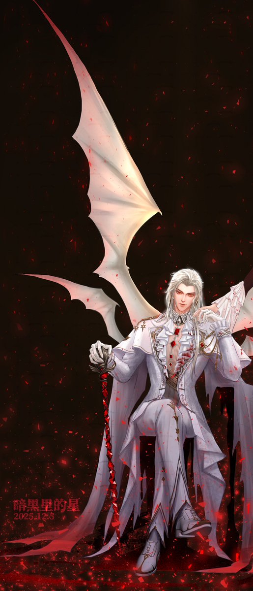 #LoveandDeepspace #Sylus #恋与深空 #秦彻银翼恶魔 
#秦彻 

来契约吗，共睡一棺的那种