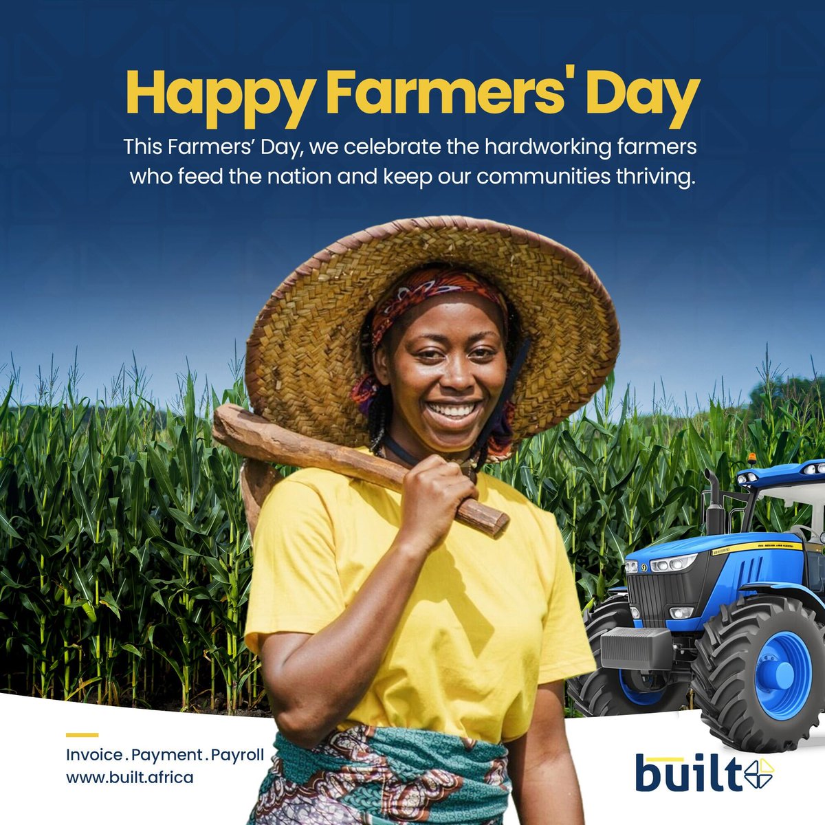 Happy Farmers’ Day to every farmer whose hard work feeds our nation.
We celebrate your dedication, resilience, and the impact you make every day.
Thank you for growing Ghana forward. 

#FarmersDay #Ghana #BuiltFinancialTechnologies