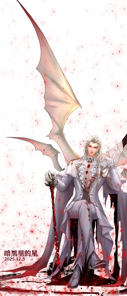 #LoveandDeepspace #Sylus #恋与深空 #秦彻银翼恶魔 #秦彻 
 来契约吗，共睡一棺的那种~