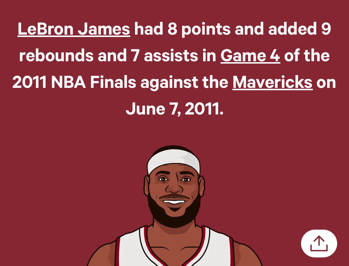 KirkSeriousFace's tweet photo. When that nonsense LeBron James streak was really over, but yall ain’t ready for that https://t.co/5DFOJ7FsRW