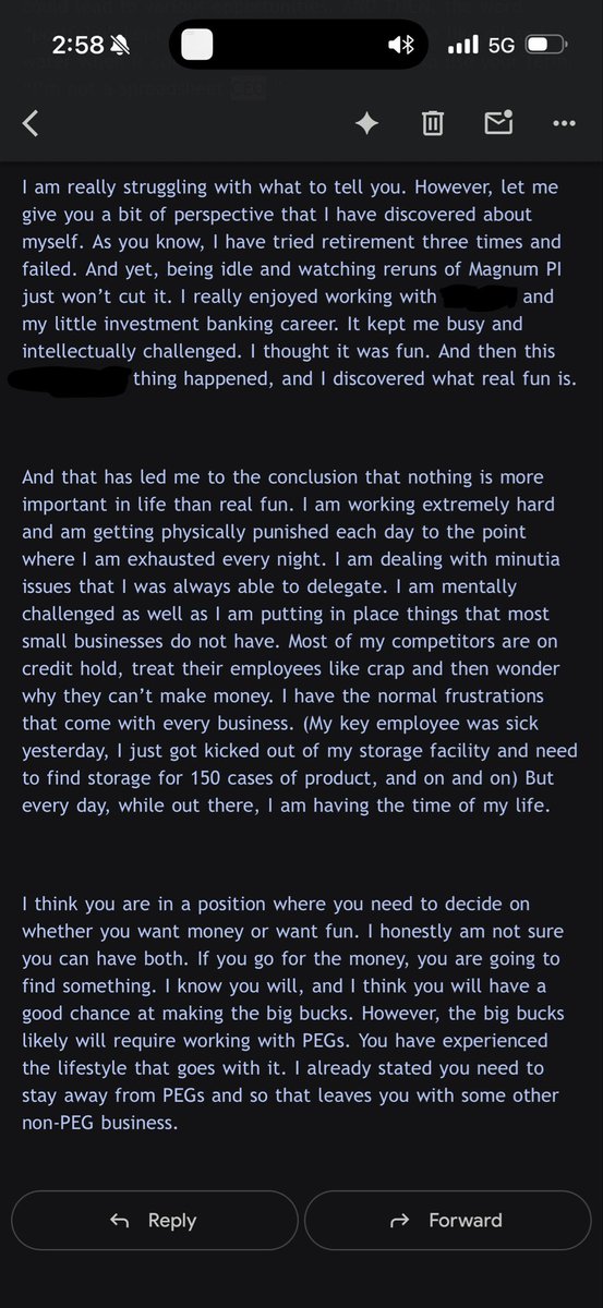 BrianSolano's tweet image. An email from a long time mentor of mine that changed the course of my life!  Mentorship matters!