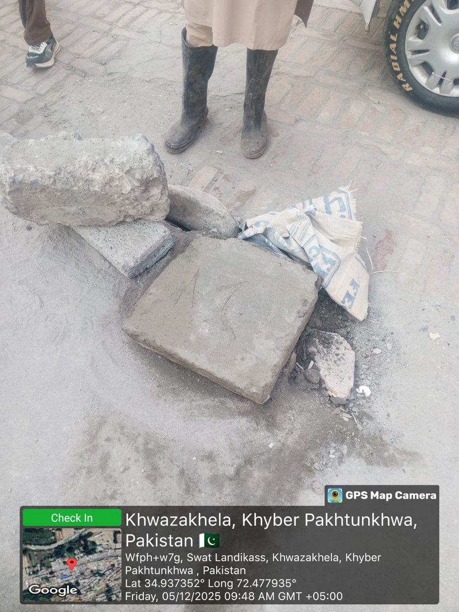 On the directions of the Chief Secretary KP and the Deputy Commissioner Swat, TMA Khwazakhela carried out inspections and corrective work on open and weak manholes in the sub-division. Several manholes were properly covered, and the effort will continue to ensure public safety.