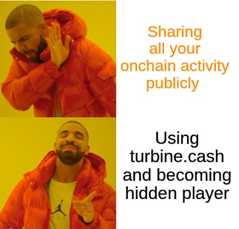 Why show your hand when you can play hidden? Turbine.Cash 🔒