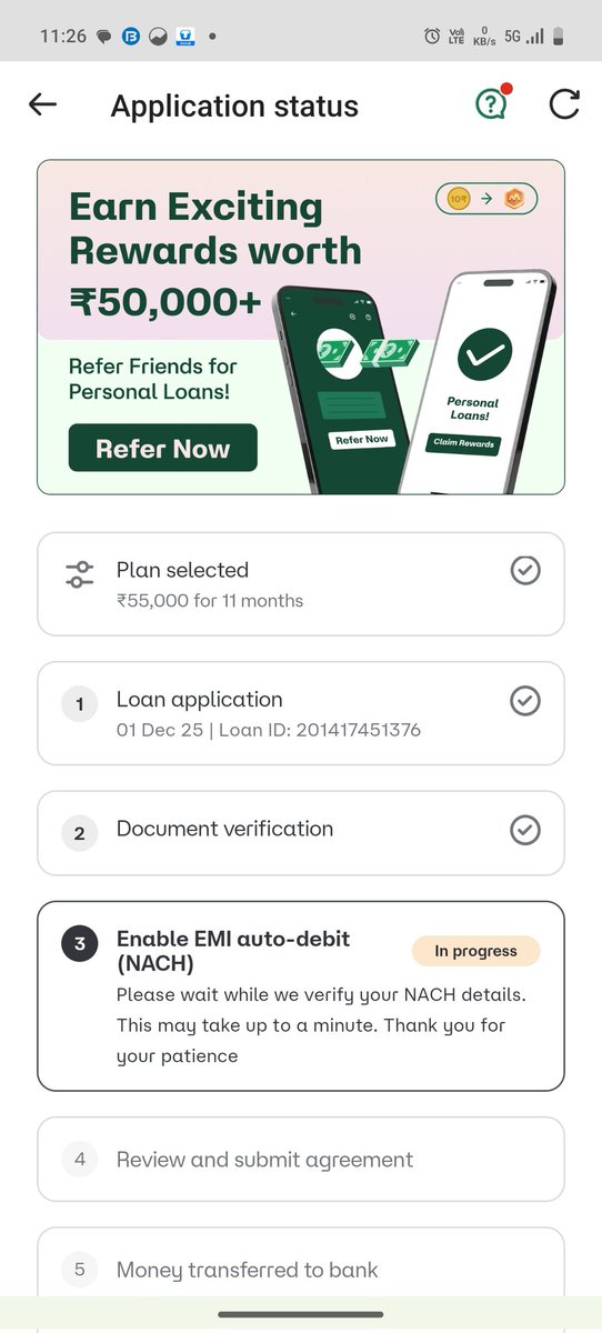 MartuzaB's tweet photo. Hey @mymoneyview  I have done e NACH mandate .From yesterday night it's showing like this only. I have mailed you two times but I didn't receive any revert mail. I have tried to calling you but your customer care number is not connecting only ringing.
Please help me. https://t.co/bnoJnbUlo5