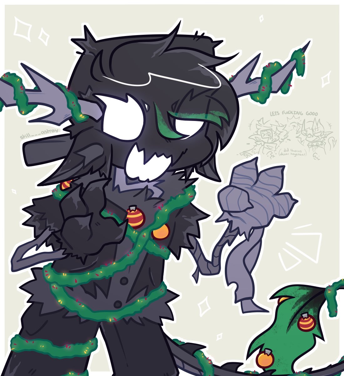 JOLLIEST SOLDIER OF CHRISTMAS PRESENT.ᐟ.ᐟ.ᐟ.ᐟ.ᐟ i dont draw this guy enough
day 4 - jollythorn

#fnfcorruption #fnfcorruptionmod #corruptiondec2025