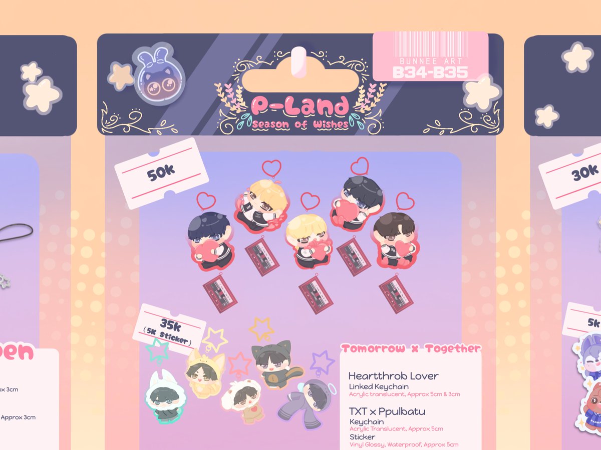 bunneeart's tweet image. 🔃+❤️ appreciated!

@Bunneeart’s full catalog for #PLAND is finally here! ✨️

📌 P-LAND Season of Wishes, Blok M Hub
📆 6-7 Dec '2025
💌 Booth no. B34-B35

💖 Fandoms;
Enhypen, TXT, Stray Kids, &amp;amp;TEAM,CORTIS

☆ (1/2)
#PLANDArtMarket #PLandSeasonofWishes