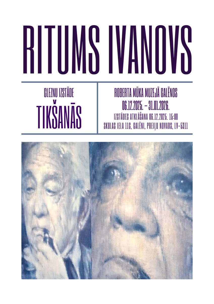 Atklāšana rīt! Līdz 31. janvārim Roberta Mūka muzejā Galēnos aplūkojama Ivanova gleznu izstāde. Es biju pārsteigts uzzinot, ka Latgalē dzīvojis un no tās nācis izcils filozofs – interesanta, daudzšķautņaina personība R.  Mūks. ritumsivanovs.com/teksti/m