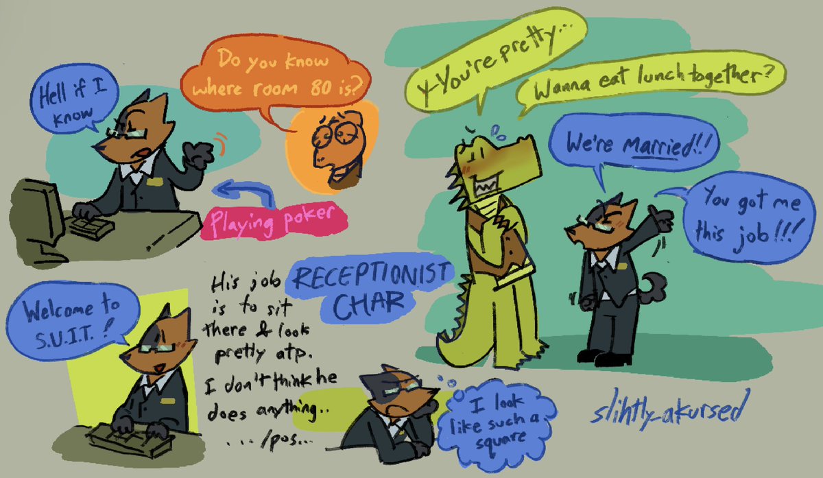 We can reform Char and turn him into a cute useless receptionist #investigatorsoc